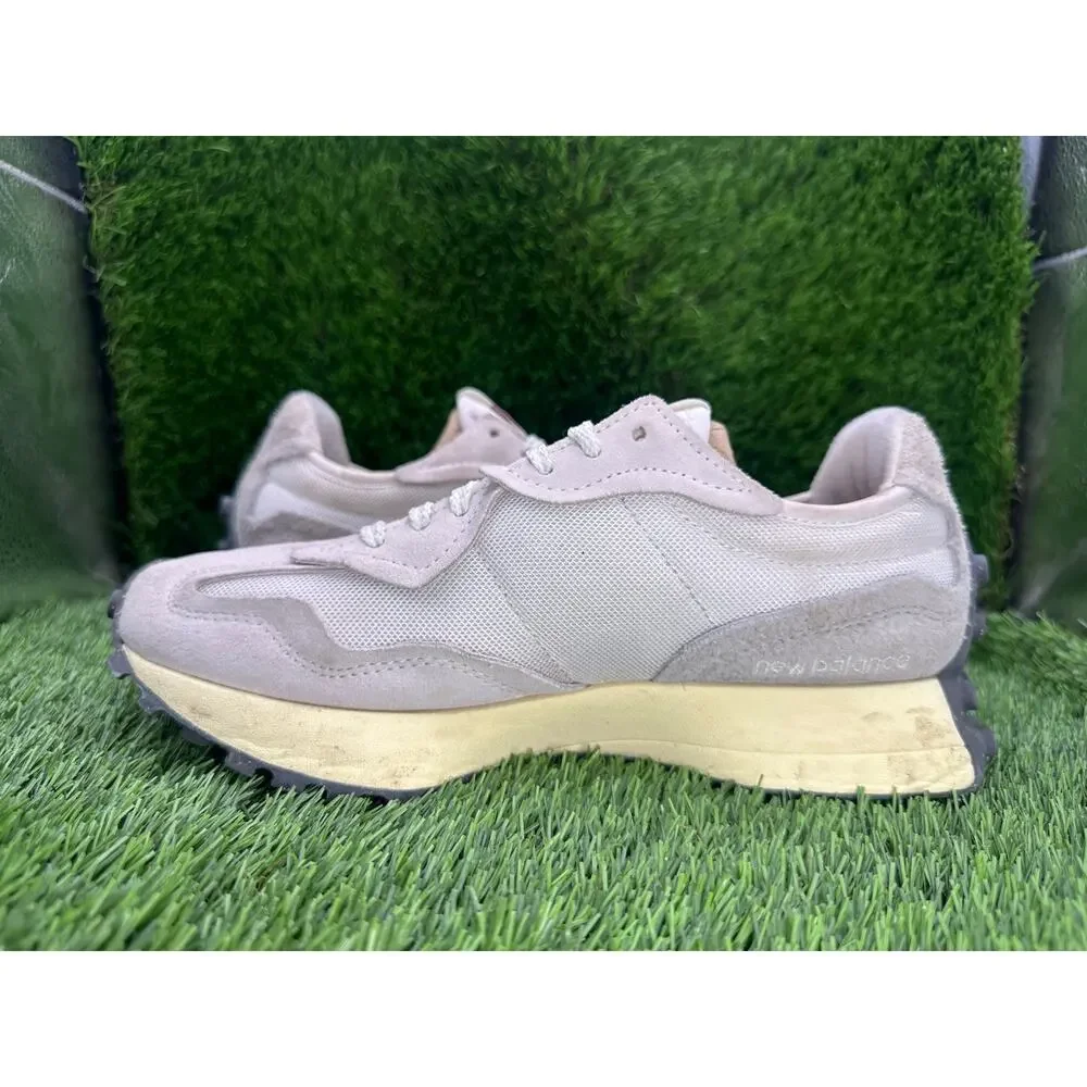 New Balance 327 U327WRB Athletic Sneaker Unisex M7/W8.5 Gray Suede Gym Training